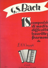 J.S. Bach 18 Composizioni di media difficoltà trascritte per fisarmonica