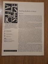 American Society for Aesthetics newsletter, vol. 17,2 (Fall 1997)