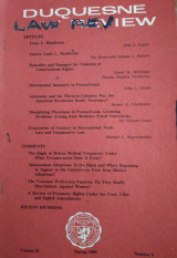Duquesne Law Review (Spring 1980)