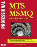 Professional MTS and MSMQ with VB and ASP