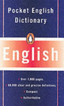 The Penguin Pocket English Dictionary