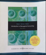 Introduction to Managerial Accounting