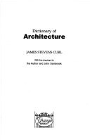 Dictionary of Architecture