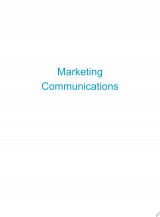 Marketing Communications