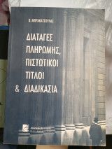 Διαταγές πληρωμής, πιστωτικοί τίτλοι και διαδικασία