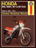 Honda MB5 MTX 50 Owners Workshop Manual