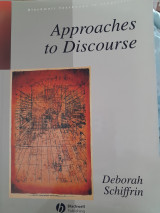 Approaches to Discourse