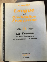 Langue et de civilisation françaises IV