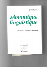 Sémantique linguistique