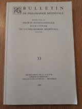 Bulletin de philosophie medievale, no. 33