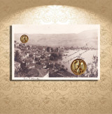 Καρτποσταλ Αχρίδας (δεκ. 1920) Ochrid Όχριδα, Αχρίς, Λυχνίτιδα, λίμνη, Μακεδονία, Ochrid, Macedonia