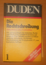 Duden Rechtschreibung der deutschen Sprache und der Fremdwörter