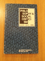 Philosophy & social criticism, vol. 22, no. 2