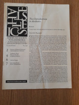 American Society for Aesthetics Newsletter, vol. 18,2 (Fall 1998)