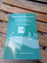 Regulating pensions Too many rules, too little competition