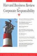 Harvard Business Review on Corporate Responsibility