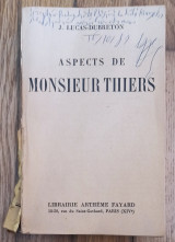 Aspects de Monsieur Thiers