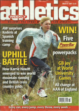 Athletics Weekly Magazine – 31 March 2004 - Στίβος