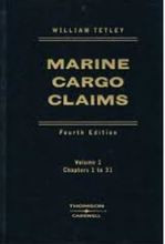 Marine Cargo Claims: Chapters 1 to 31