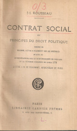 Contrat social ou Principes du droit politique