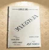 Valencia (chanson espagne). Μουσική: Jose Padilla (Ελληνική έκδοση Moderne: δεκ. 1920) παρτιτούρα - πιάνο - ισπανικό τραγούδι
