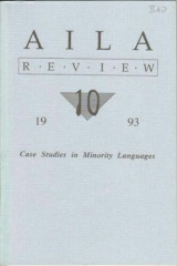AILA review 10. Case studies in Minority Languages