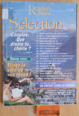 Reader's Digest Selection juin 1996 Couples Que disais tu cherie? Sondage suisse Elisez la ville de vos reves!