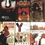 Preacher, Y The last man, 30 μέρες νύχτα, American Vampire, Solomon Kane, Στη σκιά του Άλαν Έντγκαρ Πόε