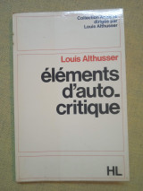 Eléments d'auto-critique