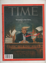 Time Magazine Donald Trump 'Nothing to See Here' February March 2017