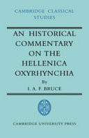 An Historical Commentary on the Hellenica Oxyrhynchia