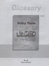Entry Tests 2 for the Revised Cambridge Proficiency Examination: Glossary