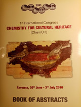 Chemistry for cultural heritage, Book of Abstracts