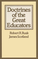 Doctrines of the Great Educators