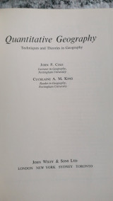Quantitative Geography