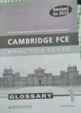 Cambridge FCE practice tests glossary 1