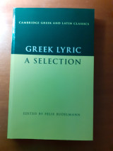 Greek Elegy and Iambus. A selection