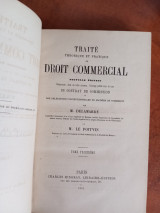 Traite theorique et pratique, Droit Commercial (1861)