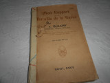 Mon Rapport sur la bataille de la marne ''