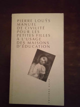 Manuel de civilite pour les petites filles a l usage des maisons d education