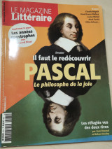 Le magazine litteraire Novembre 2015 Pascal le philosophe