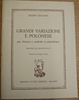 Grandi Variazioni e Polonese op. 65 per chitarra e cembalo