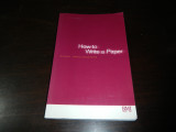 How to Write a Paper - 3rd edition