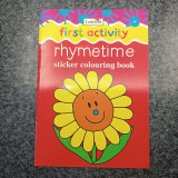 First activity - rhymetime sticker colouring book