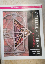 College Algebra with Trigonometry (7th edition)