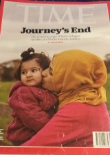 Time Magazine (Journey's End - Refugee families) 27 Dec 2017/ Jan 1 2018 Double Issue