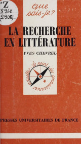 La recherce en littérature