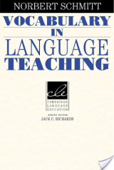 Vocabulary in Language Teaching