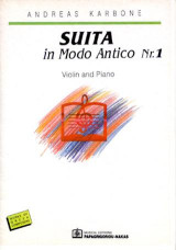 Suita in Modo Antico Nr.1: For Violin and Piano (1957)
