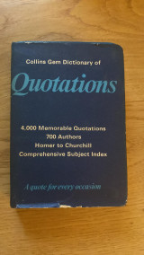 Collins Gem Dictionary of Quotations